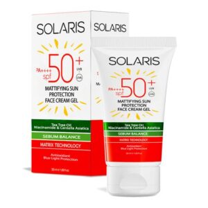 Solaris SPF 50 Mattifying Gel Face Cream - Oil-Free Protection