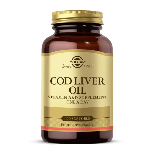 solgar-cod-liver-oil-100-capsules-vitamins-a-and-d-boost-nutritional-supplement-for-healthy-skin-and-immune-support