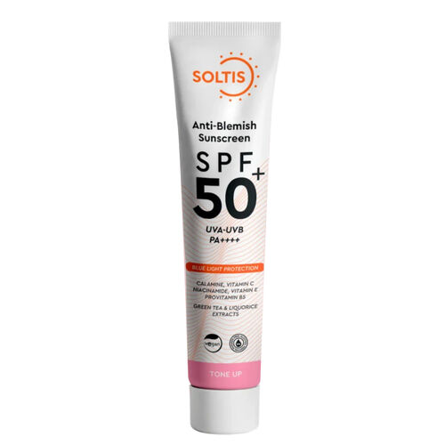 Soltis Pink Sunscreen Cream 50ml - Tone Equalizing & Anti-Stain