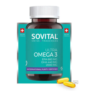Sovital Ultra Omega-3 Fish Oil Capsules with EPA & DHA - 60 ct