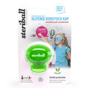 Steriball Hygienic Toothbrush Case for Girls - Cute & Safe