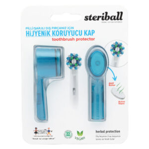 Steriball Blue Hygienic Toothbrush Container for All Brush Types