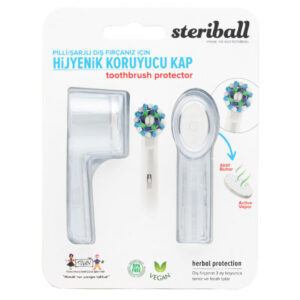 Steriball Transparent Toothbrush Container for Hygiene & Protection