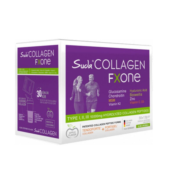 Suda Collagen Fxone Apple Flavor Supplement Powder 30 Sachets