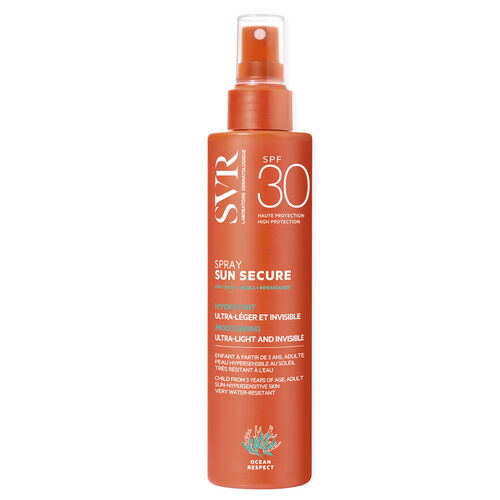 بخاخ واقي شمس SVR سون سكيور SPF 30 - مقاوم للماء 200 مل