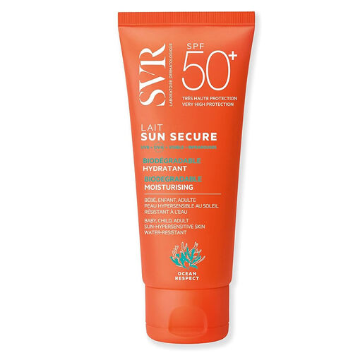 حليب واقي الشمس SVR صن سكيور SPF 50 - حماية مرطبة 250 مل