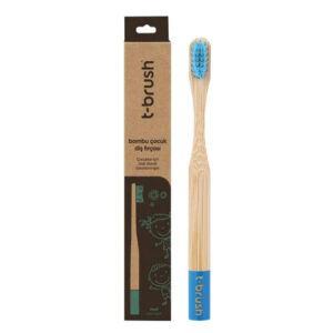 T-Brush Bamboo Kids Soft Toothbrush - Blue