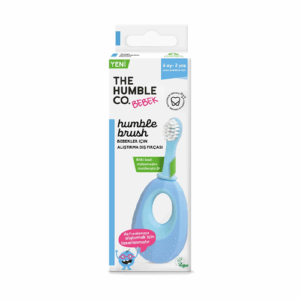 The Humble Co Baby Training Toothbrush - Soft Blue Bristles
