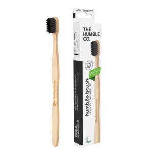 The Humble Co. Medium Firm Black Bamboo Toothbrush