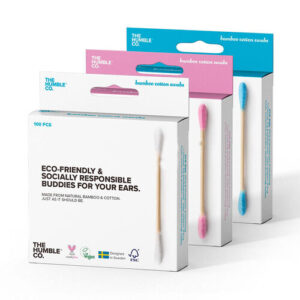 The Humble Co Eco-Friendly Cotton Swabs - 100 Count