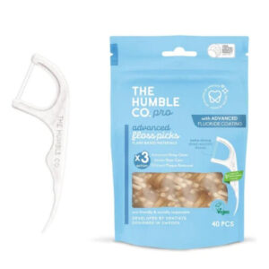 The Humble Co. Pro Advanced Floss Picks & Toothpicks - 40 Pack