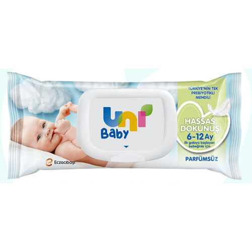 Uni Baby Sensitive Touch Wet Wipes - Hypoallergenic 52 Pack