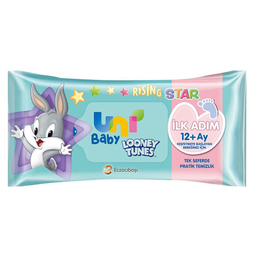 Uni Baby First Step Wet Wipes - 52 Gentle Cleaning Sheets