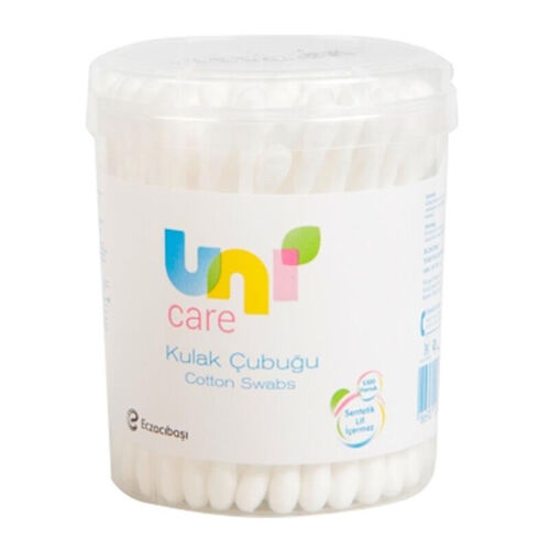 Uni Baby Ear Sticks - 100 Gentle & Safe Ear Cleaning Swabs