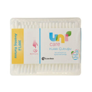 Uni Baby Ear Sticks 300 Pack - Gentle Cotton Tip Cleaners