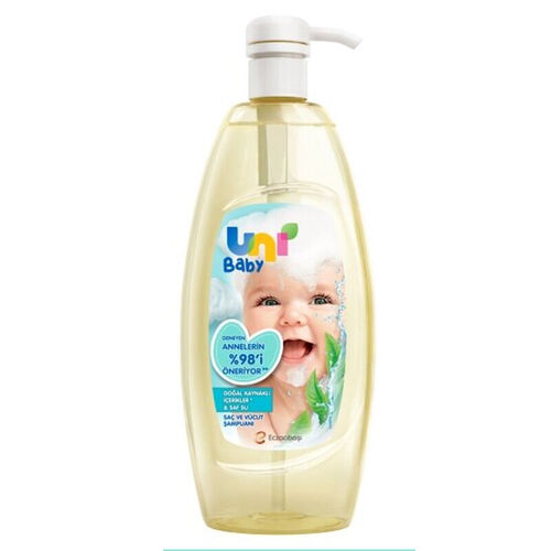 Uni Baby Hair & Body Shampoo 500ml - Gentle Clean & Moisturize