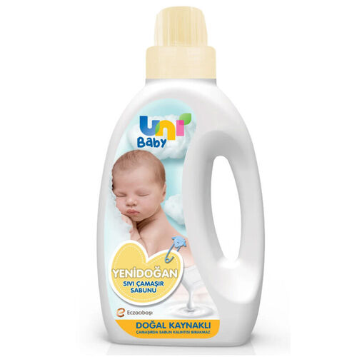 Uni Baby Newborn Liquid Laundry Soap 1500ml - Gentle & Hypoallergenic