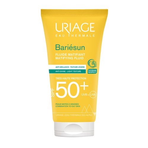 Uriage Bariesun SPF 50+ Matte Fluid Sunscreen 50ml - Oil Control