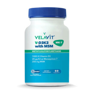 Таблетки Velavit V-D3K2 MSM для крепких костей и иммунитета