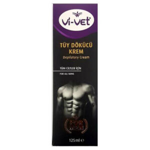 Vi-vet Men's Depilatory Cream 125ml - Quick Hair Removal