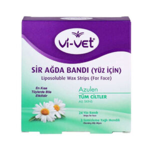 Vi-vet Facial Waxing Strip Set - 24 Easy Application Strips