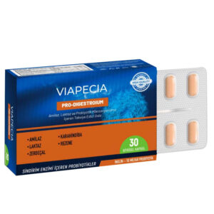 Таблетки Viapecia Pro-Digestroium для здорового пищеварения на растительной основе