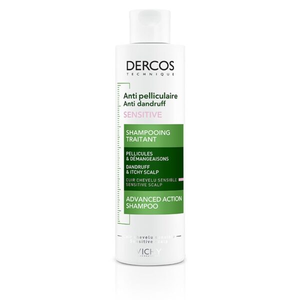 Vichy Dercos Anti-Dandruff Shampoo 200ml for Sensitive Scalp