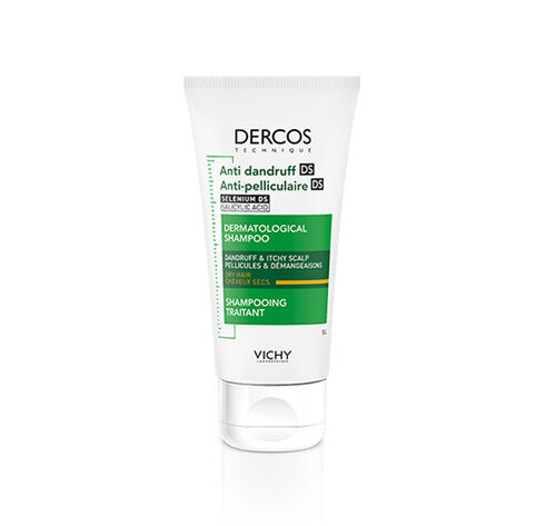 Vichy Dercos Anti-Dandruff Shampoo 50ml for Dry Hair Care