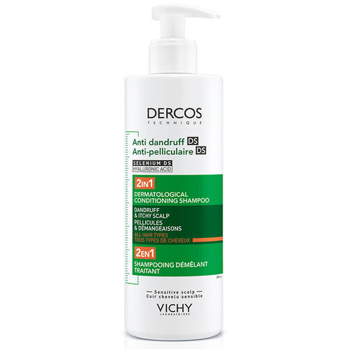 Vichy Dercos Dercos 2 in 1 anti-dandruff And Moisturizing Shampoo 390 ml