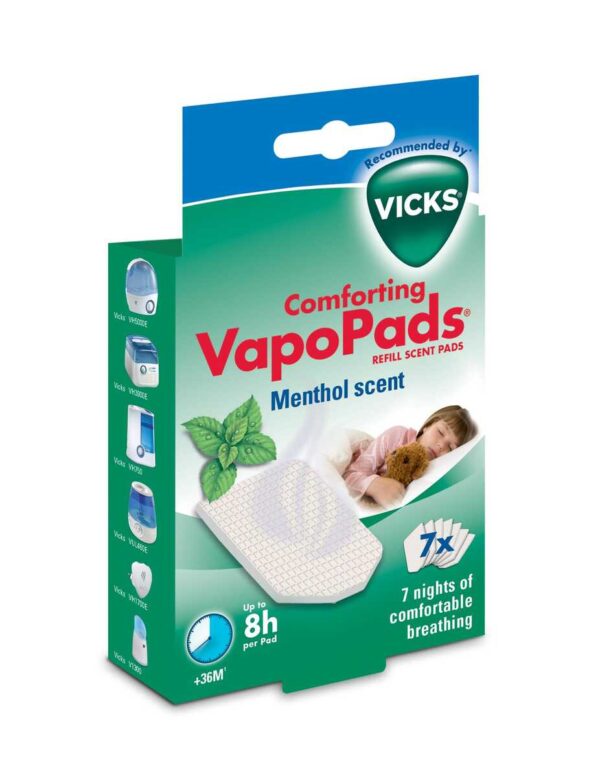 Vicks VH7FEE Vapo Pads - Refreshing Essential Oil Tablets