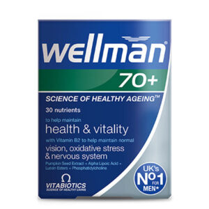 Vitabiotics Wellman 70+ Food Supplement 30 tablets