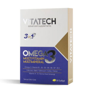Vitatech Omega 3 Multivitamin & Multimineral - 30 Capsules