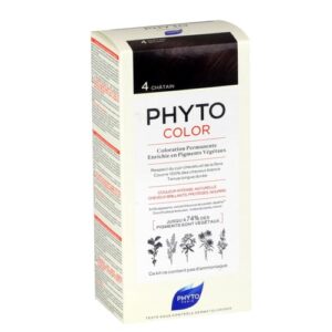 Phyto Phytocolor Herbal Hair Color 4 Chestnut - Natural Shine