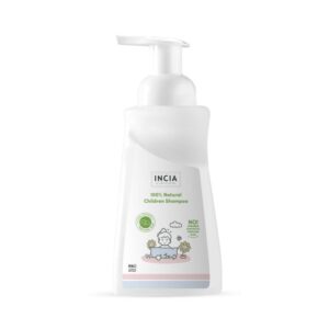 INCIA Natural Foam Shampoo for Kids 350ml - Gentle 2-in-1 Cleanser