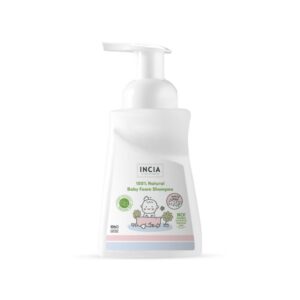 INCIA Natural Foam Shampoo for Babies 200ml - Gentle Cleanser