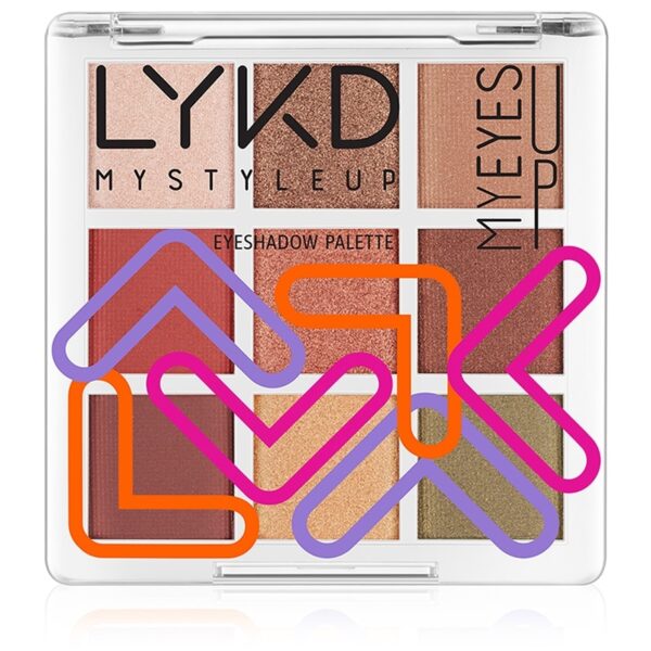 باليت ظلال العيون LYKD 9 - ألوان جريئة وحارة تدوم طوال اليوم