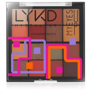 لوحة ظلال العيون LYKD بـ 16 لون ترابي – تنسيق جذاب لمظهر طبيعي