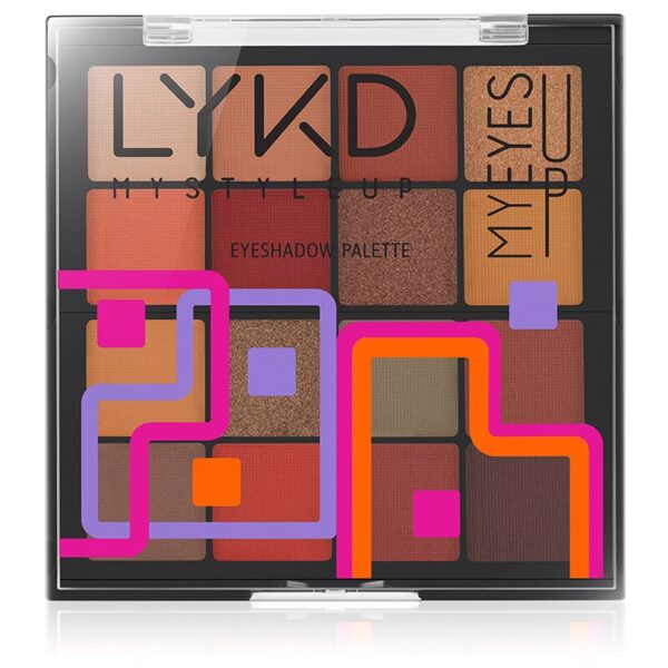 لوحة ظلال العيون LYKD بـ 16 لون ترابي – تنسيق جذاب لمظهر طبيعي