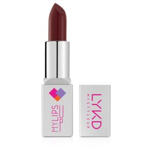 LYKD Glossy Lipstick 519 - Vibrant Rosy Blossom Color